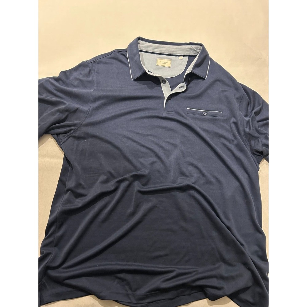 7Diamond‎ mens short sleeve shirt XL button down blue